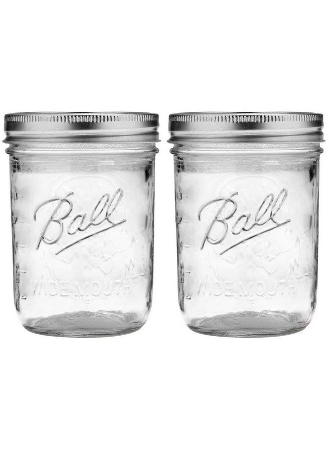 Ball Ball Wide Mouth Pint Mason Jars with Lids & Bands | 16-oz | 2-Pack  - Image 1