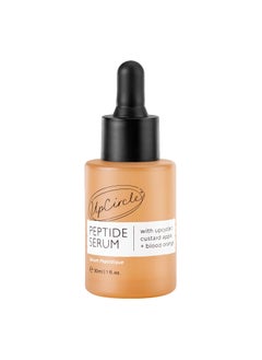 UpCircle UpCircle Peptide Serum – Improves Skin Elasticity + Boosts Collagen – Custard Apple, Rich In Vitamin C + Blood Orange Brightens Skin - Vegan + Cruelty-Free 