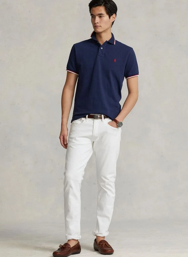 POLO RALPH LAUREN Custom Slim Fit Mesh Polo Shirt