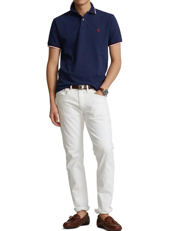 POLO RALPH LAUREN Custom Slim Fit Mesh Polo Shirt