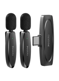 Yesido Yesido KR13 Dual Wireless Microphone, Type-C Connector Black  - Image 1