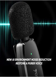 Yesido Yesido KR13 Dual Wireless Microphone, Type-C Connector Black  - Image 3
