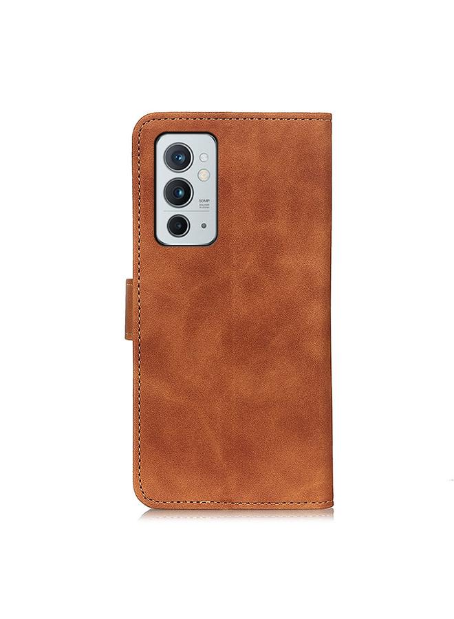 S-TOP Case For OnePlus 9RT 5G KHAZNEH Retro Texture Horizontal Flip Leather Phone Case with Holder & Card Slots & Wallet - Image 3