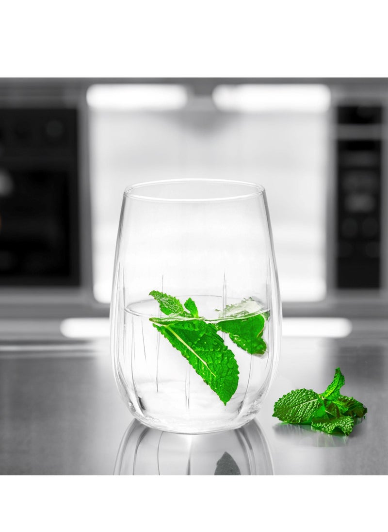 Borgonovo Stemless Mistral 490ML Large Glass, Set Of 6