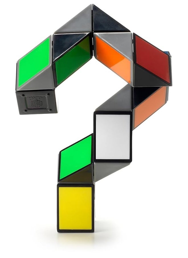 Rubiks Twist Colorful 3D Puzzle Classic Brain Teaser Retro Fidget Toy Bend  Twist Into Shapes Objects Animals for Adults  Kids Ages 8 and up