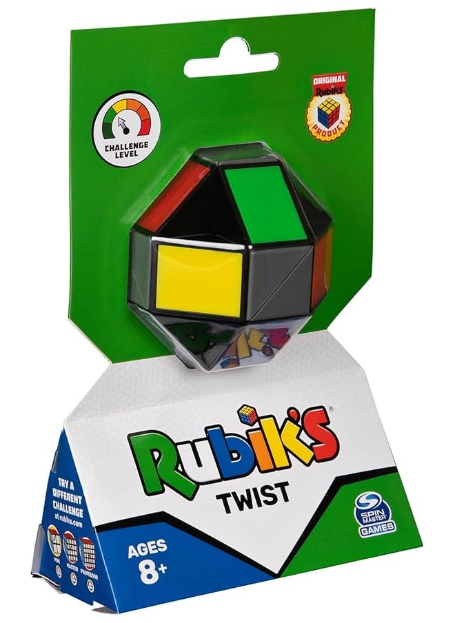 Rubiks Twist Colorful 3D Puzzle Classic Brain Teaser Retro Fidget Toy Bend  Twist Into Shapes Objects Animals for Adults  Kids Ages 8 and up