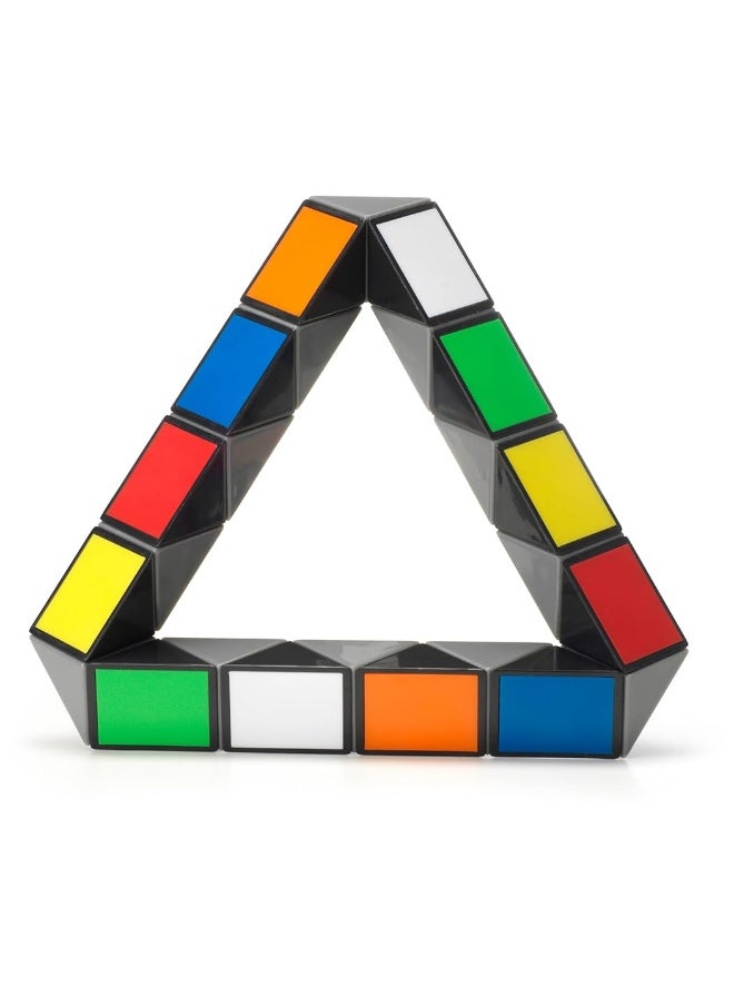 Rubiks Twist Colorful 3D Puzzle Classic Brain Teaser Retro Fidget Toy Bend  Twist Into Shapes Objects Animals for Adults  Kids Ages 8 and up