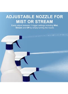 ATOZS ATOZS Plastic Spray Bottles, Refillable Containers for Essentials, Misting Plants, Hairdressing Spray Bottle, Adjustable Spray Bottle Storage, Container for Hair, Kichein, Plant, and Home Cleaning  - Image 2