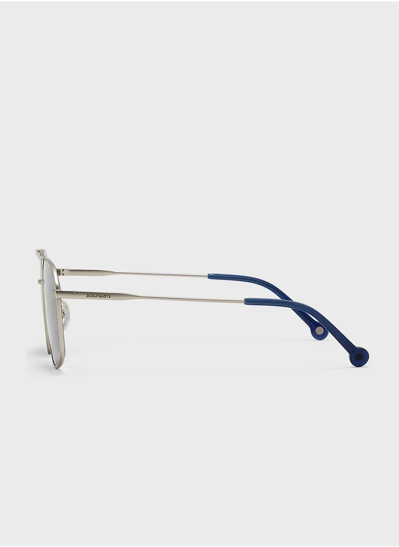 30 سندايز Ancient Rectangular   Sunglasses