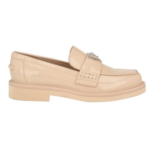 GUESS Women's Shatha Loafer, Light Natural Patent, 7 - Image 5