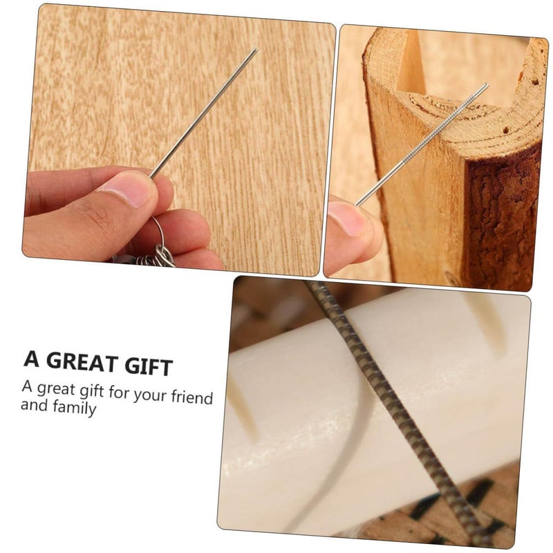 10Pcs Guitar Nut File Set with Sandpaper for Ukulele Electric Acoustic Guitar Repair Tools - Image 4