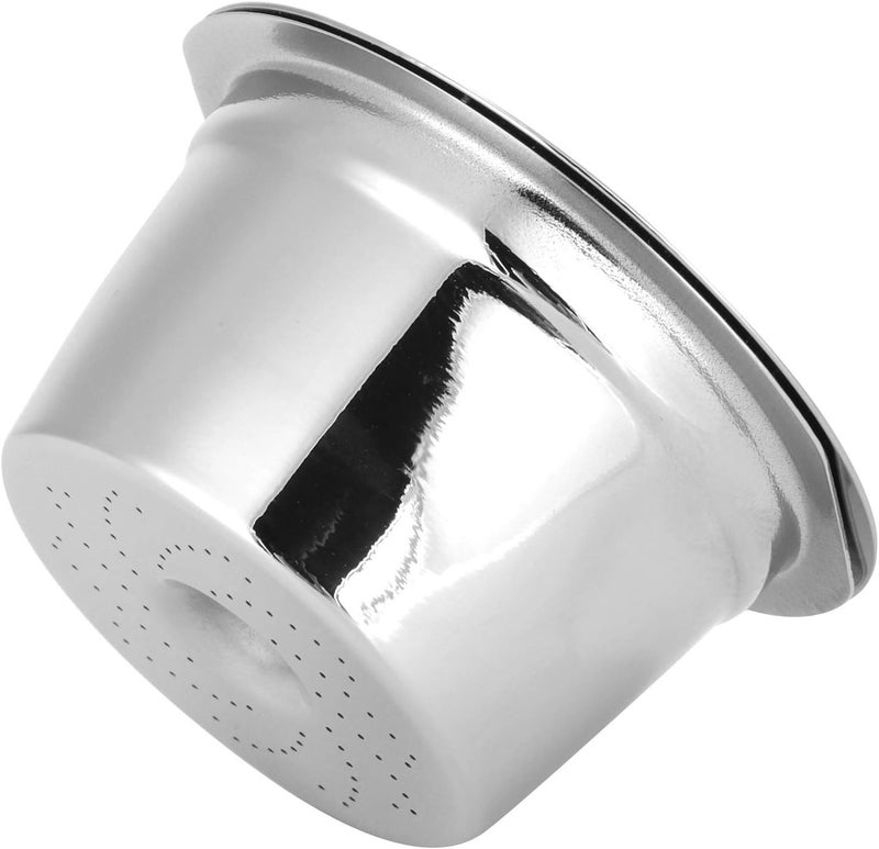 Reusable Coffee Capsule Filter Cup, Stainless Steel Refillable Coffee Capsule with Spoon and Brush, Compatible with K fee Coffee Machines, Durable 304 Stainless Steel for - Image 2
