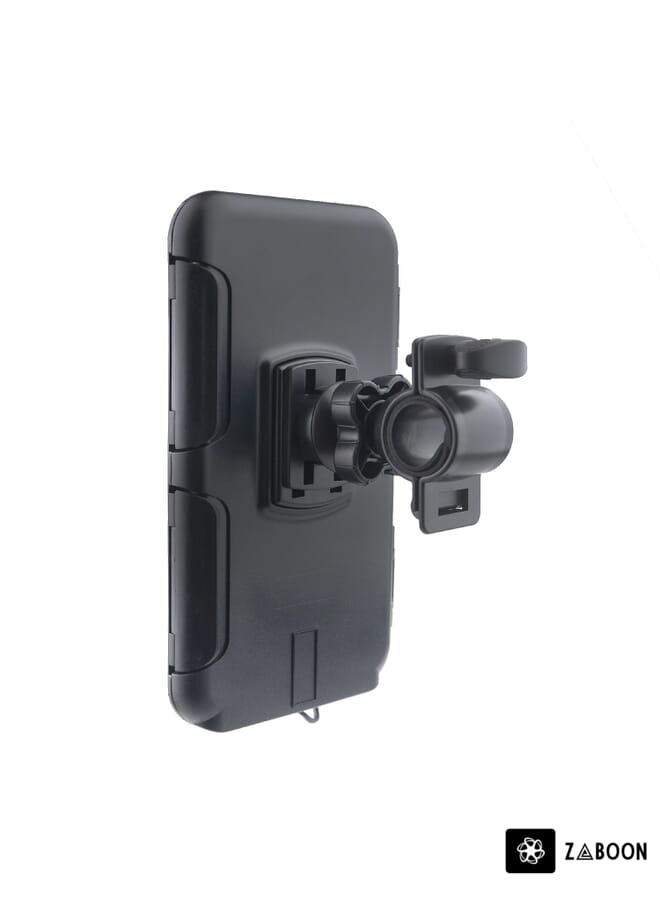 Zaboon Bicycle Waterproof Phone Holder, Style: PFS-BK - Image 3