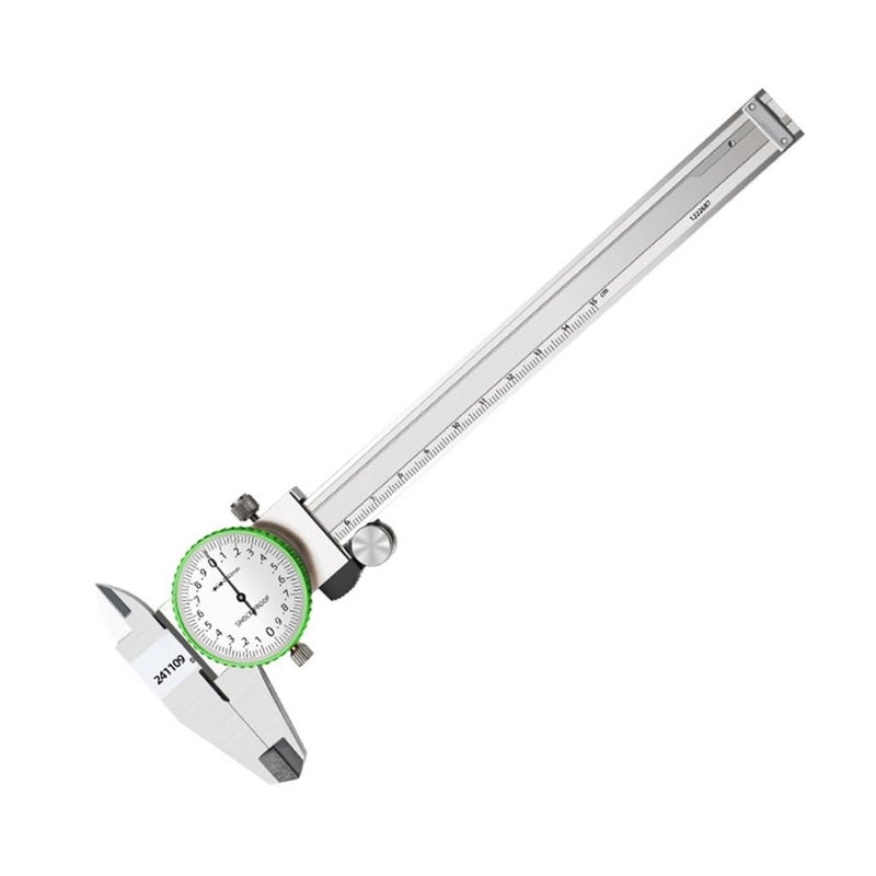 فرجار الفولاذ الكربوني 0-150 مم أداة قياس مترية عالية الدقة مضادة للصدمات - Image 1