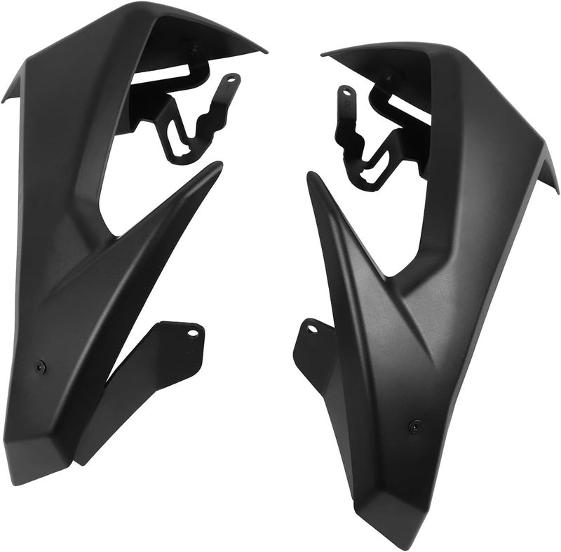 CHIFUN Motorcycle Spoiler Downforce Winglets Fairing for Suzuki GSX-8S 2023-2024 - Black ABS Plastic - Image 3