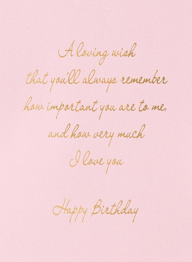 Papyrus Birthday Card for Mom (Loving Wish) - Image 3