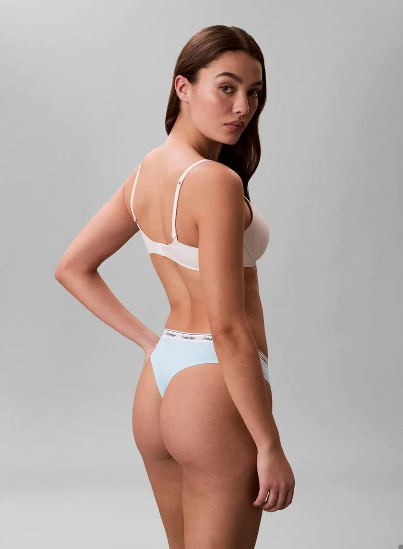 CALVIN KLEIN Antarctic Blue Brazilian Briefs - Icon Logo for Women | Best Price UAE
