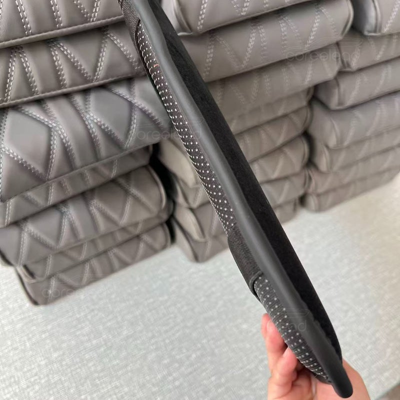 High End Black Thickened Car Armrest Cushion Relieves Fatigue Easy Install - Image 4