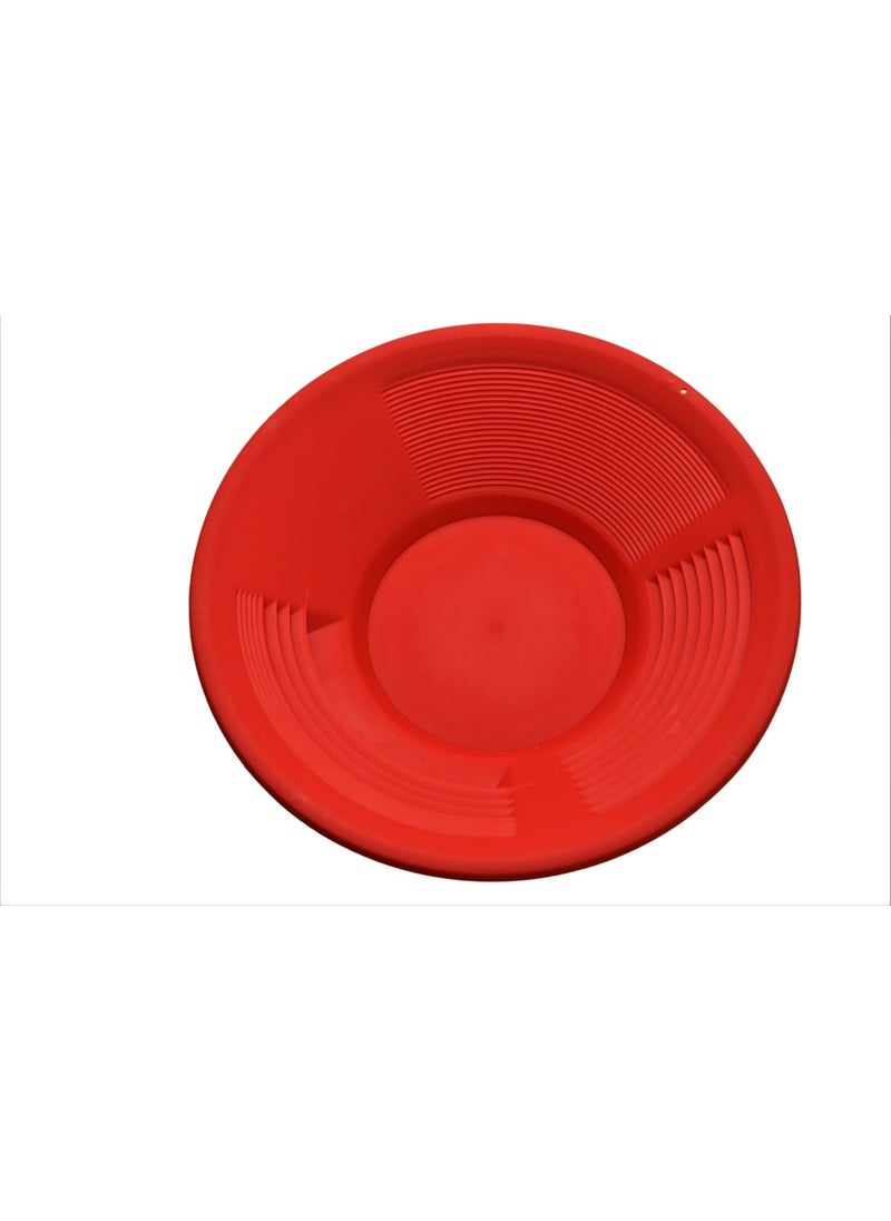 Silimo وعاء غسيل الذهب بحث صحن غربلة التربة الأحمر  - Image 1
