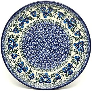 Polish Pottery Gallery Polish Pottery Plate - 10" Dinner - Winter Viola - Image 1