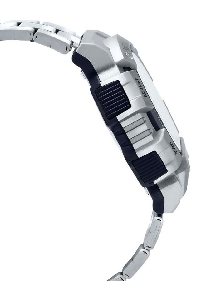 CASIO Men Illuminator Water Resistant Digital Watch AE-1400WHD-1AVEF - 51 mm - Silver - Image 4