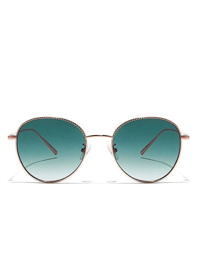 30Sundays 30Sundays FORGET-ME-NOT,Women Sunglasses, Round Sunglasses, UV Protection: UV400 (Rose Gold,Green)