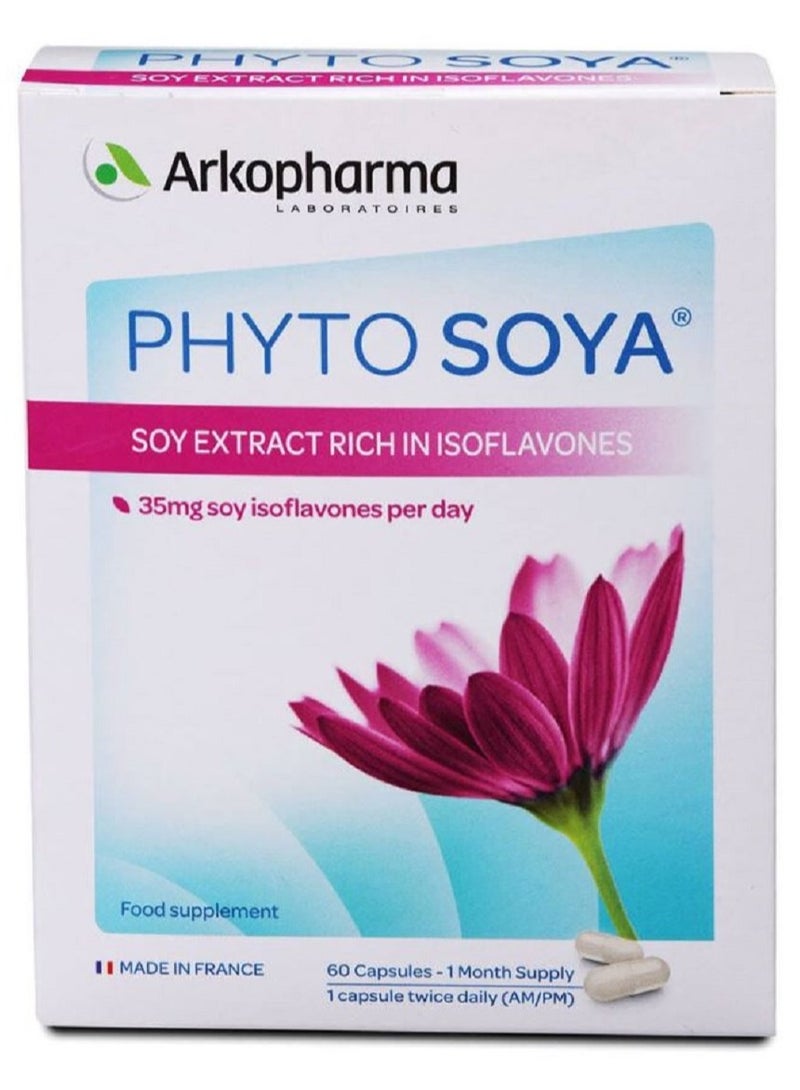 أركوفارما لابورتوريز فيتو صويا غني بالإيزوفلافون - 60 كبسولة - Image 1