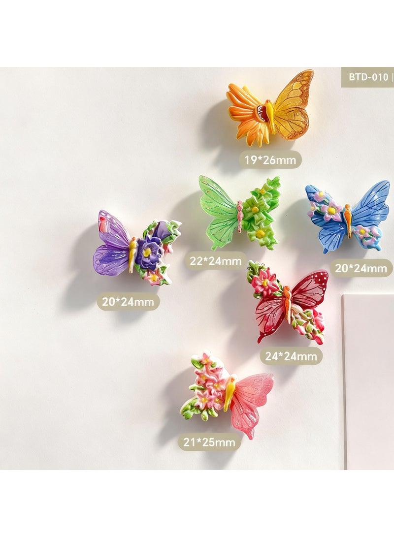 شاو تشن مجموعة مغناطيسات الثلاجة على شكل 12 قطعة من الأغذية - ملصقات الثلاجة الراتنجية ثلاثية الأبعاد للديكور المنزلي والمطبخ - Image 3