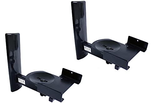 BTECH B-Tech BT77 Ultragrip Pro Speaker Mount, Set of 2, Side Clamp with Tilt and Swivel, Black - Image 2