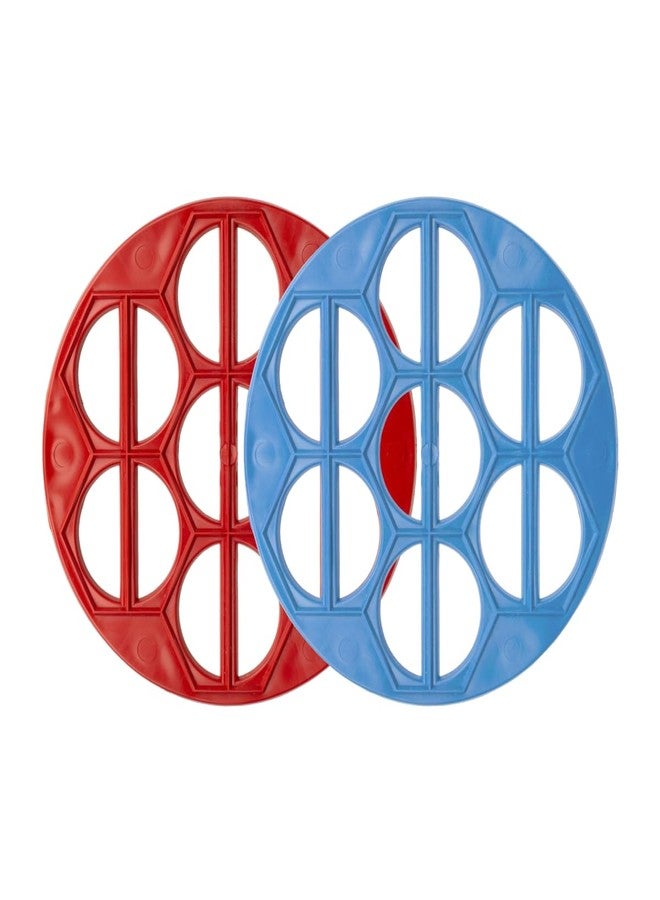 أوف إكس دي دي قالب بيروجي قطعتين - قالب بيروجي بلاستيكي - قالب فارينيكي ودمبلينغ - قالب فارينيكي، بيلميني، رافيولي أوكراني - Image 1