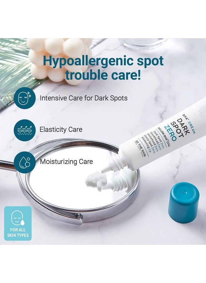 Be the skin - [Be the Skin] BHA+ Dark Spot Zero Cream 1.18 fl oz / 35 ml | Facial cream to help even skin pigmentation and improve pores | For sensitive and combination skin - Image 1