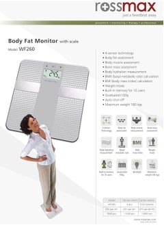 روزماكس جهاز Rossmax WF260 لقياس نسبة الدهون في الجسم  - Image 4