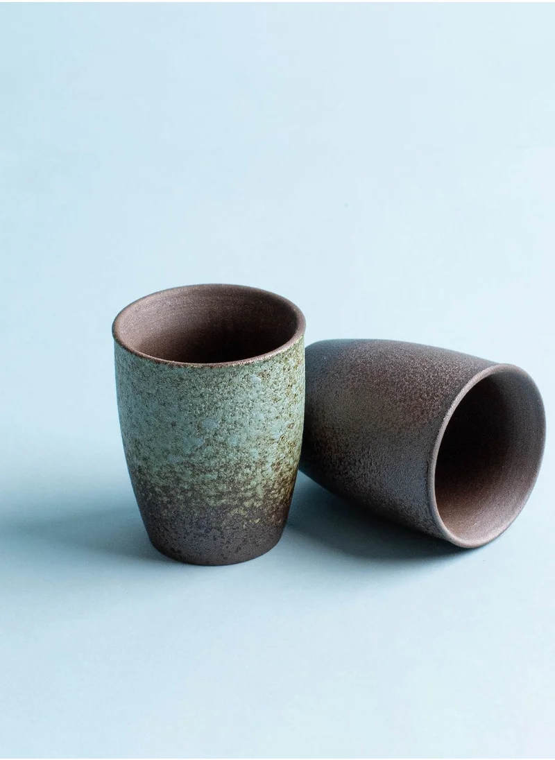Prickly Pear Kaiya Ceramic Coffee Mug Brown Brown