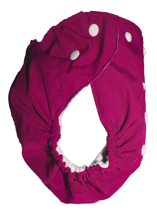 DBRANDY Adjustable Reusable & Washable Cloth Diaper for Babies Free size (3Months- 3Years) |5kg-17kg| (Maroon, Pack of 2) - Image 5