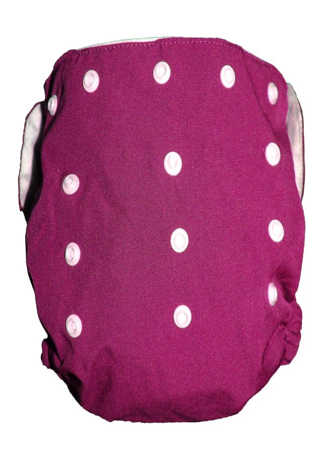 DBRANDY Adjustable Reusable & Washable Cloth Diaper for Babies Free size (3Months- 3Years) |5kg-17kg| (Maroon, Pack of 2) - Image 4