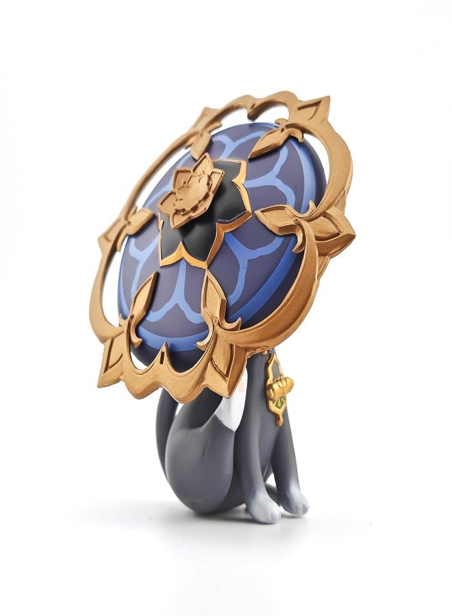 GOLEHS Genshin Impact Cat Figurine - 3.75" Cute Anime Collectible Figure, Diluc/Childe/Keqing, Gift for Fans and Cat Lovers, - Image 3