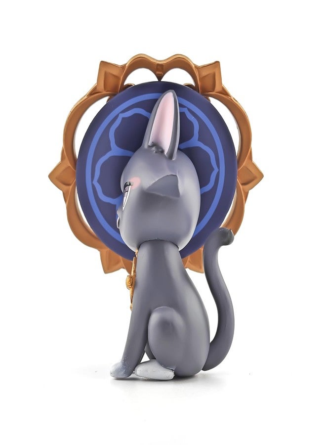 GOLEHS Genshin Impact Cat Figurine - 3.75" Cute Anime Collectible Figure, Diluc/Childe/Keqing, Gift for Fans and Cat Lovers, - Image 5
