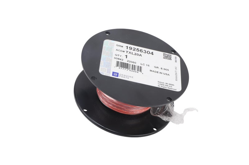 ACDelco GM المعدات الأصلية TXL20A 50 قدم لفة من سلك TXL رفيع الجدار 20 قياس برتقالي - Image 1