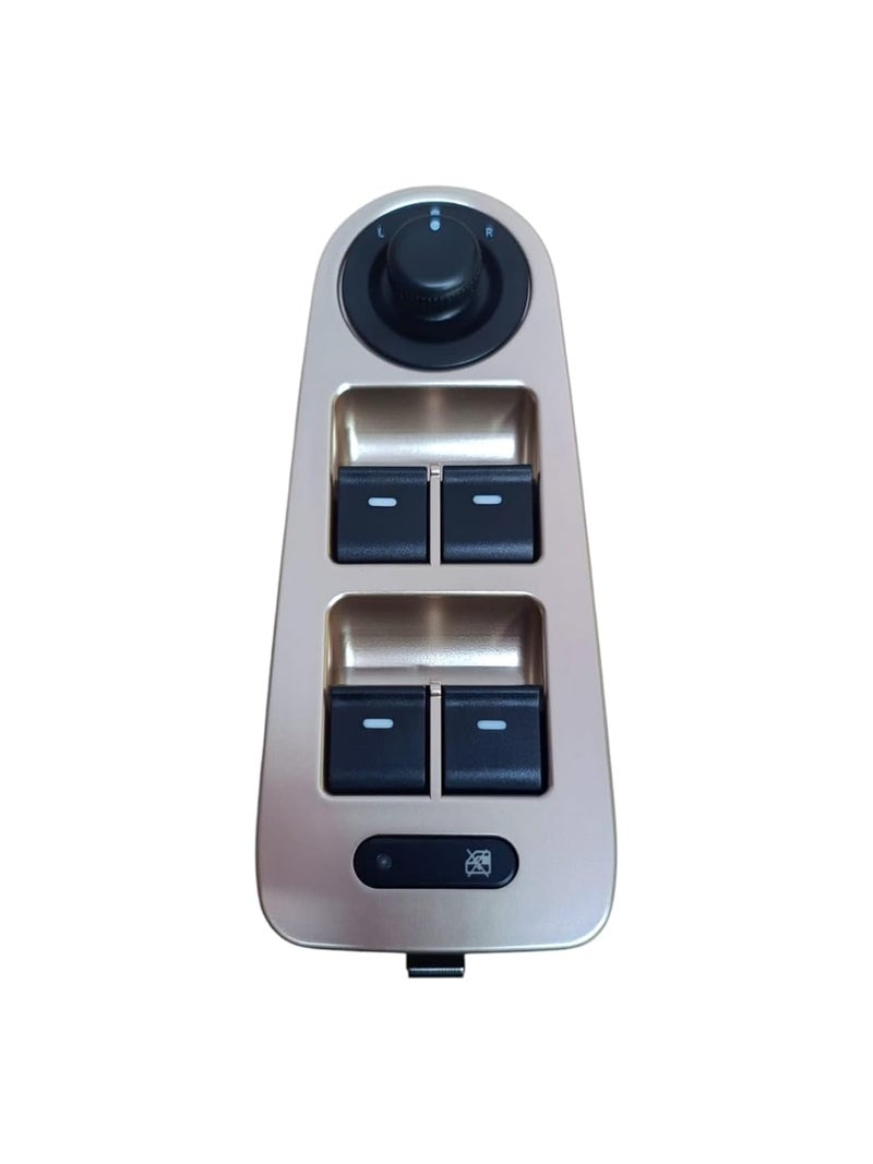 Auto-Ex POWER WINDOW SWITCH Compatible/Replacement for Main Front RH Side (DRIVER SIDE) TATA MANZA With Mirror Adjustment - Image 1