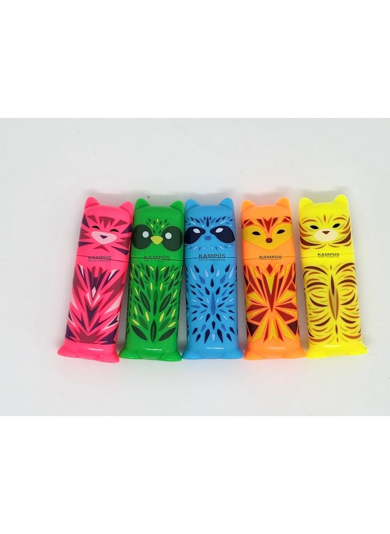 Maped 5-Piece Mini Highlighter Set  - Image 2