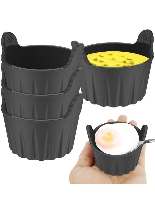 Generic - Egg Boiling Mold Egg Poacher Air Fryer Silicone Baking Cup Multi-functional Easy-to-clean Egg Boiler-Specifications:Gray - Image 1