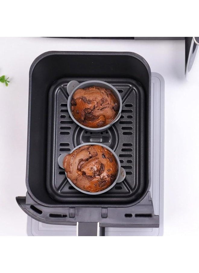 Generic - Egg Boiling Mold Egg Poacher Air Fryer Silicone Baking Cup Multi-functional Easy-to-clean Egg Boiler-Specifications:Gray - Image 1