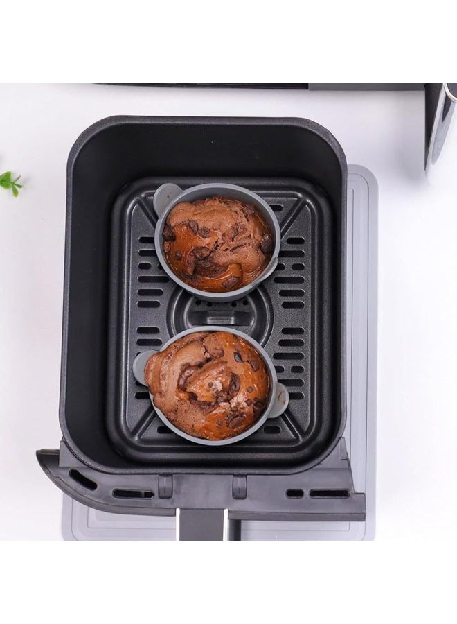 Egg Boiling Mold Egg Poacher Air Fryer Silicone Baking Cup Multi-functional Easy-to-clean Egg Boiler-Specifications:Gray - Image 3