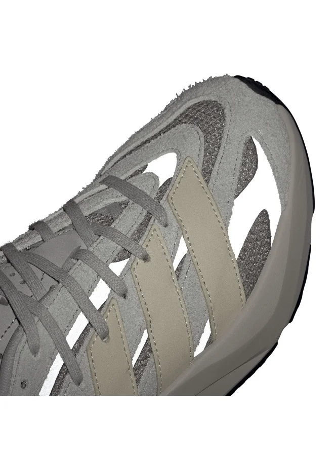 اديداس Adidas Lightblaze Grey Running Shoes For Men 3.5