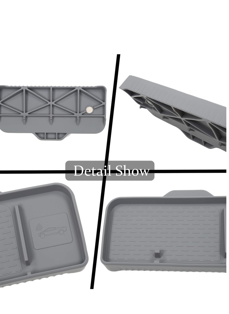 Central Console Dashboard ETC Storage Box for Tesla Model 3/Y, Center Console Organizer Tray, for Non-Slip Tissue Sunglasses Phone Holder Storage Box, Suitable for 2017-2023 Tesla Model 3/Y