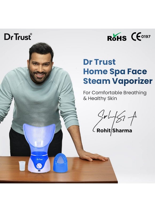 Dr Trust - Home Spa Face/Nose Vapouriser Steamer For Cold & Cough (Blue Vaporiser) - Image 1