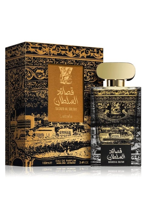Qasaed Al Sultan Lattafa Eau de Parfum for Unisex - 100 ml