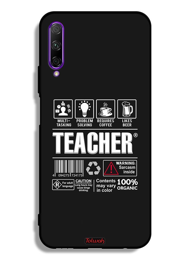 Tolwak Huawei Y9s Protective Case Cover Teacher Sticker - Image 2