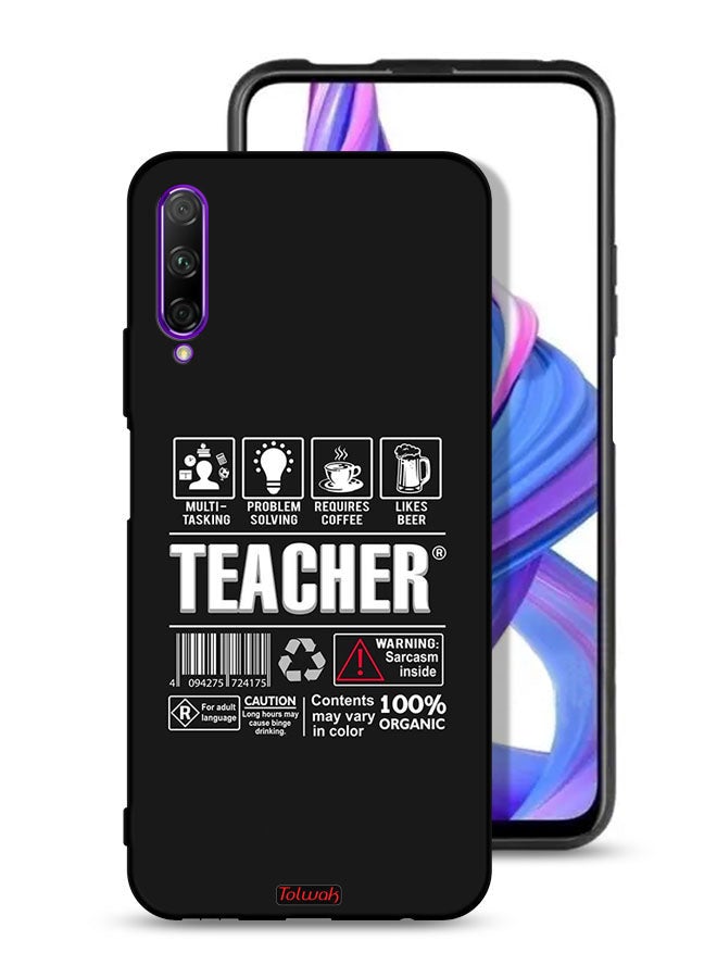 Tolwak Huawei Y9s Protective Case Cover Teacher Sticker - Image 1