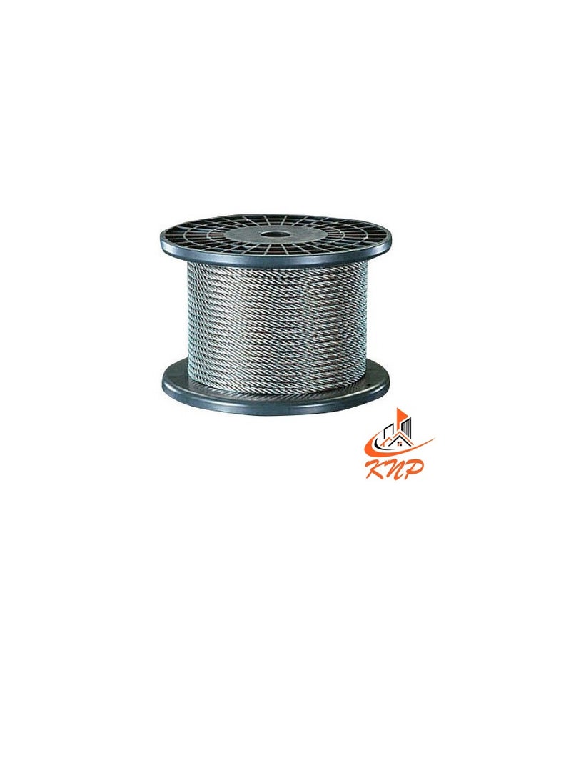 KNP Galvanised Steel Wire Rope - 100 Meter 2mm  - Image 2